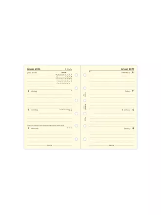 FILOFAX | Inserto per agenda Pocket settimana 2026 tedesco | 